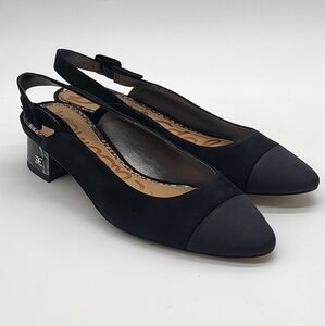 890- Sam Edelman Sadira Black Suede 6.5 NWT